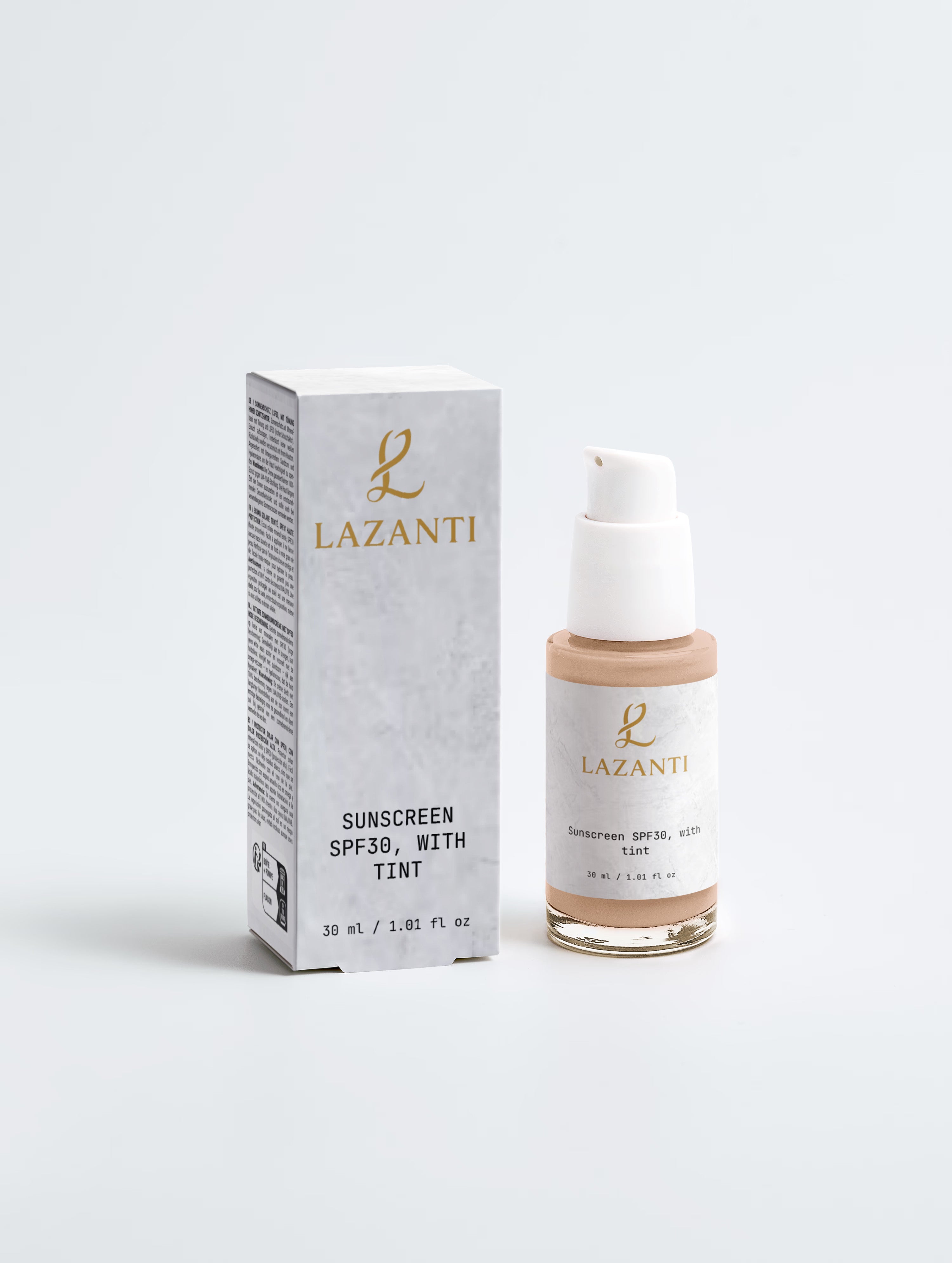 Sunscreen SPF30, with tint